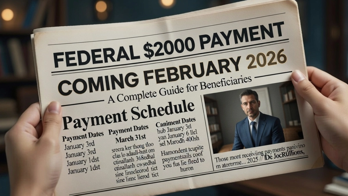 $2000 federal payment 2026