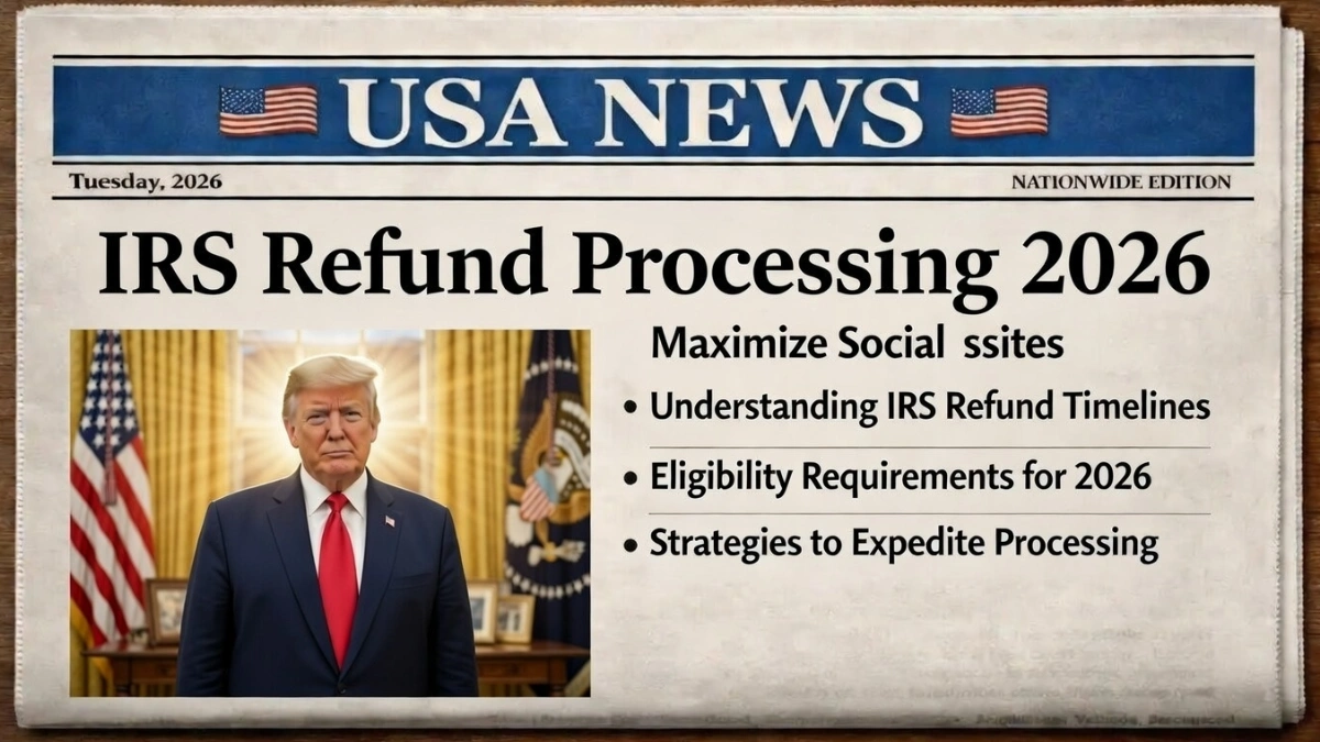 IRS Refund Processing 2026