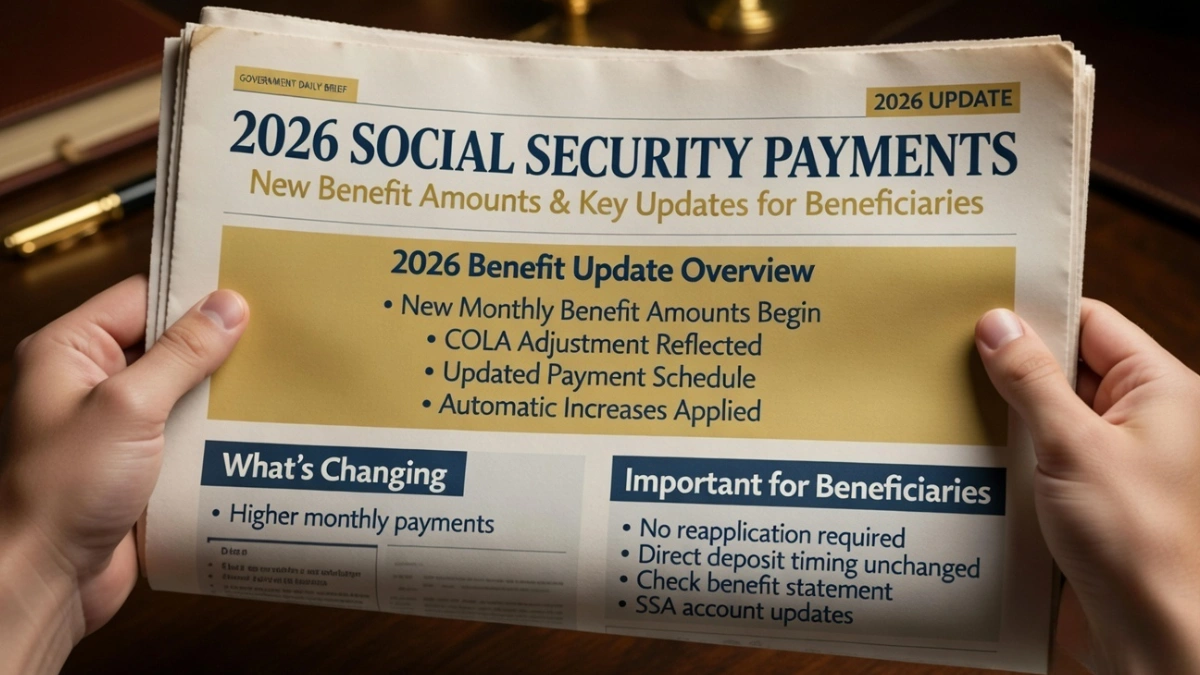 SSA payment schedule 2026