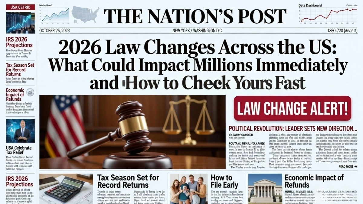 new laws in 2026 USA